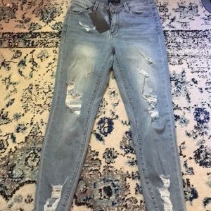 Just USA distressed skinny jeans